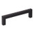 Hardware Resources 105mm Overall Length Square Cabinet Bar Pull - 96 mm center-to-center Holes - Screws Included - Matte Black - 625-96MB