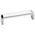 Hardware Resources 193-4PC 4-1/4" Overall Length Cabinet Pull - Screws Included - 4" center-to-center Holes - Polished Chrome