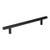 Hardware Resources 220 mm (8-11/16") Overall Length 7/16" Diameter Steel Cabinet Bar Pull with Beveled Ends - 160 mm center-to-center Holes - Screws Included - Matte Black - 220MB