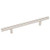 Hardware Resources 204 mm (8") Overall Length 7/16" Diameter Hollow Stainless Steel Cabinet Bar Pull with Beveled Ends - Screws Included - 128 mm center-to-center Holes - 204SS
