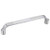 Hardware Resources 239-128BC 5-9/16" Overall Length Scroll Cabinet Pull - Screws Included - 128 mm center-to-center Holes - Brushed Chrome