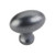 Hardware Resources 1-9/16" Overall Length Football Cabinet Knob - Screws Included - Gun Metal - 3991DACM