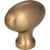 Hardware Resources 1-9/16" Overall Length Football Cabinet Knob- Screws Included - Satin Bronze - 3991SBZ