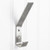Hardware Resources 5-9/16" Double Stainless Steel Wall Mount Coat and Hat Hook - Screws Included - Stainless Steel - YD35-556SS