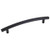 Hardware Resources 406-128BLK 6-9/16" Overall Length Cabinet Pull - Screws Included - 128 mm center-to-center Holes - Black