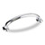 Hardware Resources 4-3/8" Overall Length Cabinet Pull - 96 mm center to center - Screws Included - Polished Chrome - 650-96PC