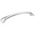 Hardware Resources 6-1/16" Overall Length Cabinet Pull - Screws Included - 128 mm center-to-center Holes - Polished Chrome - 595-128PC