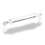 Hardware Resources 537NI 4-3/16" Overall Length Gavel Cabinet Pull - 96 mm center-to-center Holes - Screws Included - Polished Nickel