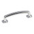 Hardware Resources 4-5/8" Overall Length Forged Look Flat Bottom Cabinet Pull - 96 mm center-to-center Holes - Screws Included - Polished Chrome - MO6373PC