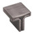 Hardware Resources 867L-BNBDL 1-1/8" Overall Length Square Cabinet Knob - Screws Included - Brushed Pewter