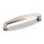 Hardware Resources 4-1/4" Overall Length Plain Square Cabinet Pull - 96 mm center-to-center Holes - Screws Included - Brushed Antique Brass - 1092AB