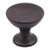 Hardware Resources 667L-DBAC 1-3/8" Diameter Cabinet Knob - Screws Included - Brushed Oil Rubbed Bronze