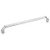 Hardware Resources 8-1/16" Overall Length Scroll Cabinet Pull - 192 mm center-to-center- Screws Included - Brushed Chrome - 239-192BC