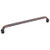 Hardware Resources 8-1/16" Overall Length Scroll Cabinet Pull - 192 mm center-to-center- Screws Included - Brushed Oil Rubbed Bronze - 239-192DBAC