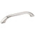Hardware Resources 6-5/16" Overall Length Cabinet Pull - Screws Included - 128 mm center-to-center Holes - Satin Nickel - 4128SN
