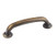 Hardware Resources 4-5/8" Overall Length Gavel Cabinet Pull - 96 mm center-to-center Holes - Screws Included - Antique Brushed Satin Brass - 527ABSB