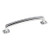 Hardware Resources MO6373-128PC 5-7/8" Overall Length Forged Look Flat Bottom Pull - Screws Included - 128 mm center-to-center Holes - Polished Chrome