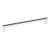 Hardware Resources 201mm Overall Length Square Cabinet Bar Pull - 192 mm center-to-center - Screws Included - Polished Chrome - 625-192PC