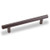 Hardware Resources 178 mm (7") Overall Length 9/16" Diameter Steel Cabinet Bar Pull - Screws Included - 128 mm center-to-center Holes - Dark Bronze - 178ORB