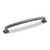 Hardware Resources 7-1/8" Overall Length Forged Look Flat Bottom Cabinet Pull - 160 mm center-to-center Holes - Screws Included - Brushed Oil Rubbed Bronze - MO6373-160DBAC