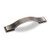 Hardware Resources 5-9/16" Overall Length Strap Cabinet Pull - 96 mm center-to-center Holes - Screws Included - Brushed Pewter - 80152-96BNBDL