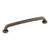 Hardware Resources 7-1/8" Overall Length Gavel Cabinet Pull - 160 mm center-to-center Holes - Screws Included - Distressed Antique Brass - 527-160ABM-D