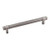 Hardware Resources 7-9/16" Overall Length Square Bar Pull - 160 mm center-to-center Holes - Screws Included - Brushed Pewter - 293-160BNBDL