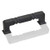 Hardware Resources 4-1/2" Overall Length Rustic Cabinet Pull - 96 mm center-to-center Holes - Screws Included - Black - 602-96BLK