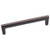 Hardware Resources 259-128DBAC 5-7/16" Overall Length Cabinet Pull - Screws Included - 128 mm center-to-center Holes - Brushed Oil Rubbed Bronze