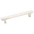 Hardware Resources 867-128NI 6-3/8" Overall Length Rectangle Cabinet Pull - Screws Included - 128 mm center-to-center Holes - Polished Nickel