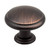 Hardware Resources 3940-DBAC-R 10-Pack of 1-3/16" Diameter Cabinet Knobs with Screws - Brushed Oil Rubbed Bronze