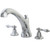 Kingston Brass Two Lever Handle Roman Tub Filler Faucet - Polished Chrome