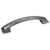 Hardware Resources 6-1/4" Overall Length Pillow Top Cabinet Pull - Screws Included - 128 mm center-to-center Holes - Brushed Pewter - 435-128BNBDL