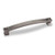 Hardware Resources 7-1/16" Overall Length Square Cabinet Pull - 160 mm center-to-center Holes - Screws Included - Brushed Pewter - 585-160BNBDL