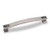 Hardware Resources 7-1/16" Overall Length Square Cabinet Pull - 160 mm center-to-center Holes - Screws Included - Distressed Pewter - 585-160DP