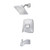 Pfister Bronson 0X8 Series Tub & Shower Faucet Trim - Polished Chrome - LG89-8BSC
