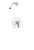 Pfister Pfirst Modern Shower Faucet Trim, Less Showerhead - Polished Chrome - R89-0600