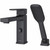Pfister Deckard Single Handle Roman Tub Faucet Trim with Handshower - Matte Black - RT6-2DAB