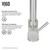 Vigo Zurich Pull-Down Spray Kitchen Faucet In Stainless Steel