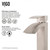 Vigo Duris Single Handle Vessel Bathroom Faucet In Brushed Nickel