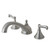 Kingston Brass Two Handle Roman Tub Filler Faucet - Brushed Nickel KS5538FL