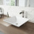 Vigo Hibiscus Matte Stone Vessel Bathroom Sink - 16 inch