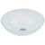 Vigo White Frost Glass Vessel Bathroom Sink - 16 1/2 inch