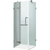 Vigo 34 in. L x 34 in. W x 73 in. H Monteray Frameless Shower Enclosure with Brushed Nickel Hardware