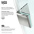 Vigo 32 in. L x 40 in. W x 79 in. H Monteray Frameless Shower Enclosure With Left Drain Base and with Brushed Nickel Hardware