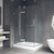 Vigo VG6011BNCL40WL Monteray Frameless Shower Enclosure With Left Drain Base and with Brushed Nickel Hardware Vigo VG6011BNCL40WL Monteray Frameless Shower Enclosure With Left Drain Base and with Brushed Nickel Hardware