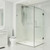 Vigo VG6012BNCL36 Pacifica Frameless Shower Enclosure with Brushed Nickel Hardware