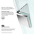 Vigo VG6012CHCL36WR Pacifica Frameless Shower Enclosure With Right Sided Opening And Base and with Chrome Hardware