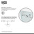 Vigo VG6041CHCL6474 Elan Adjustable Frameless Sliding Shower Door with Chrome Hardware