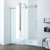 Vigo 56-60 in. W x 74 in. H Elan Adjustable Frameless Sliding Shower Door with stainless steel Hardware